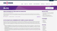 Desktop Screenshot of blog.one2crowd.com